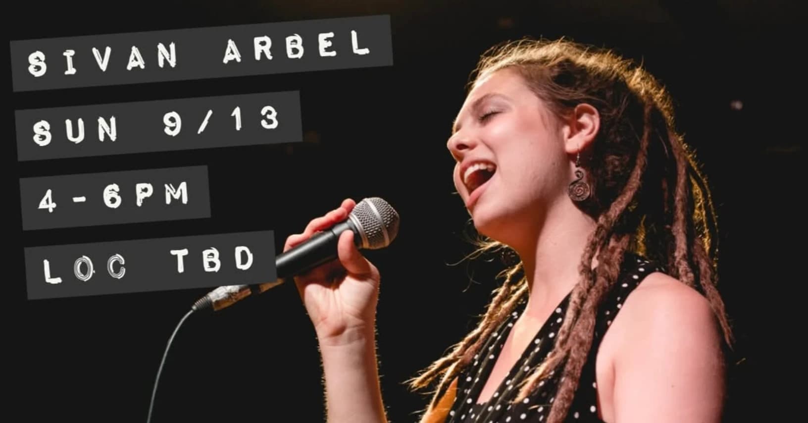 Flyer for Sivan Arbel at Operation Gig