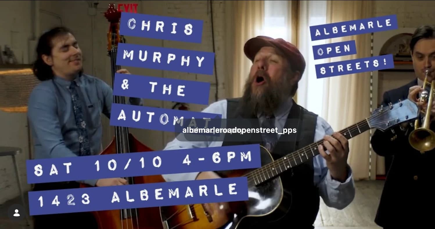 Flyer for Chris Murphy & The Automat at Operation Gig