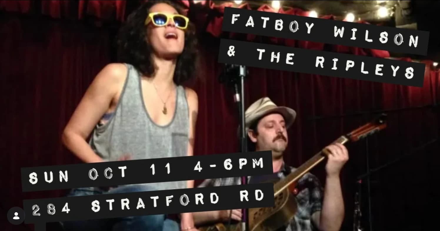 Flyer for Fatboy Wilson & The Ripleys at Operation Gig